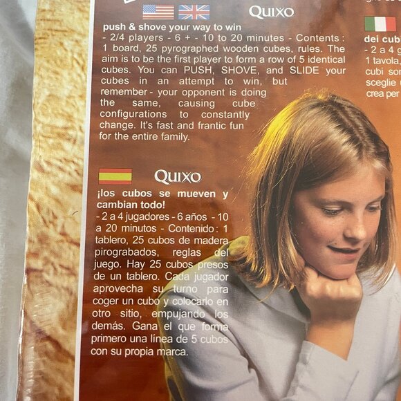 NEW Quixo Abstract Strategy Board Game Factory Sealed 1995 Vintage Gigamic Mensa - Picture 5 of 14